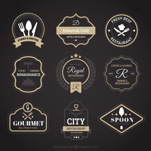 Modern Vintage Logo - Restaurant vintage logos Vector | Free Download