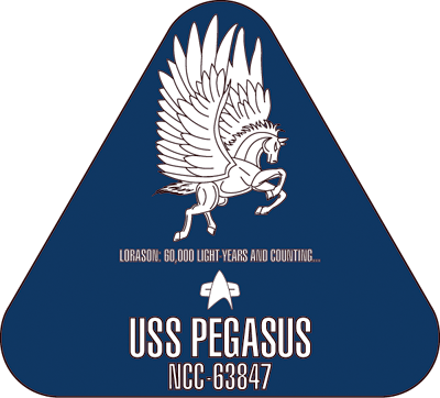 Pegasus with Star Logo - USS Pegasus, NCC-63847