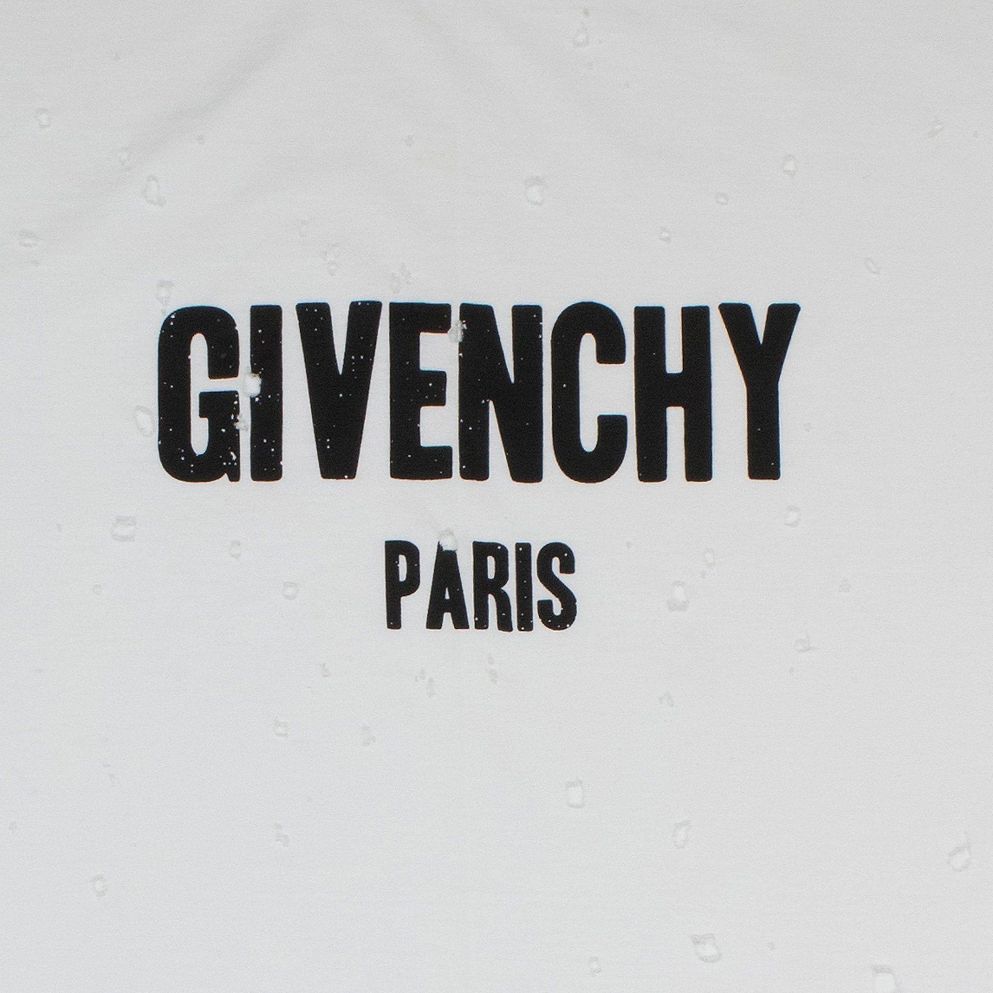 Givenchy Paris Logo - Givenchy Paris Destroyed Logo T Shirt White – Crepslocker