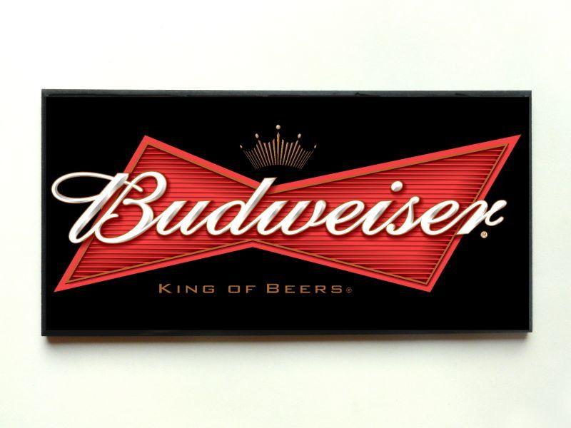 Budweiser Logo - Quadro Budweiser Logo