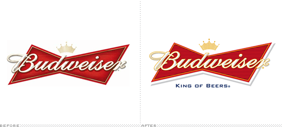 Budweiser Logo - Brand New: Budweiser Rocks the Bowtie