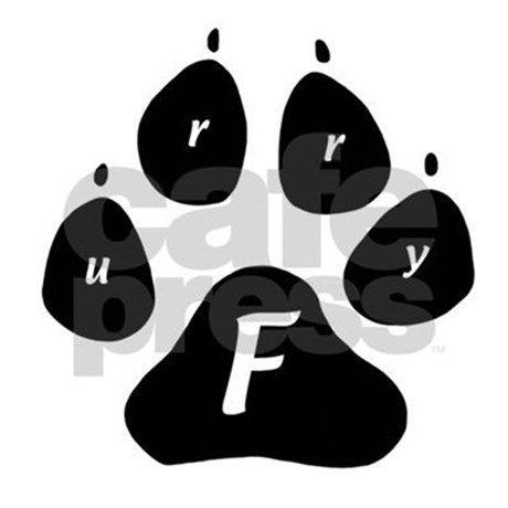 Furry Paw Logo - Furry paw print by Grizz
