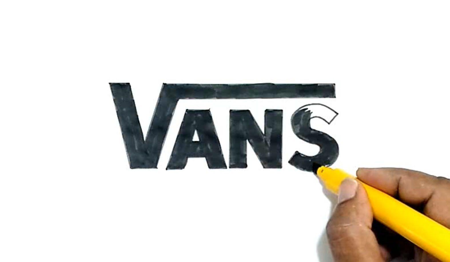 The Vans Logo - How to Draw the Vans Logo - YouTube