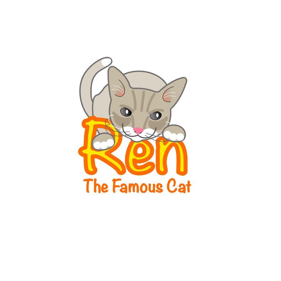 Famous Cat Logo - Entry by MiketheDesigner for Using the picture attached create a