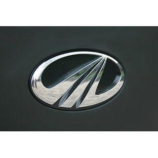 Mahindra Logo - Buy MAHINDRA BOLERO front CAR MONOGRAM /LOGO/EMBLEM chrome emblem ...