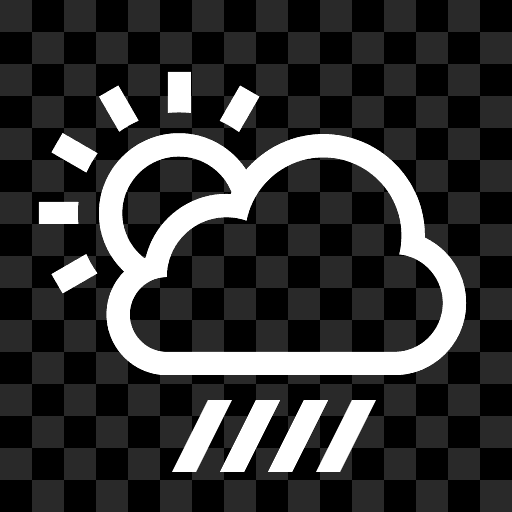 Black Weather Logo - Royalty Free Weather Icons | MS-01W | 92 Single Colour Weather ...