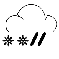 Black Weather Logo - RAIN AND SNOW WEATHER Logo Vector (.AI) Free Download