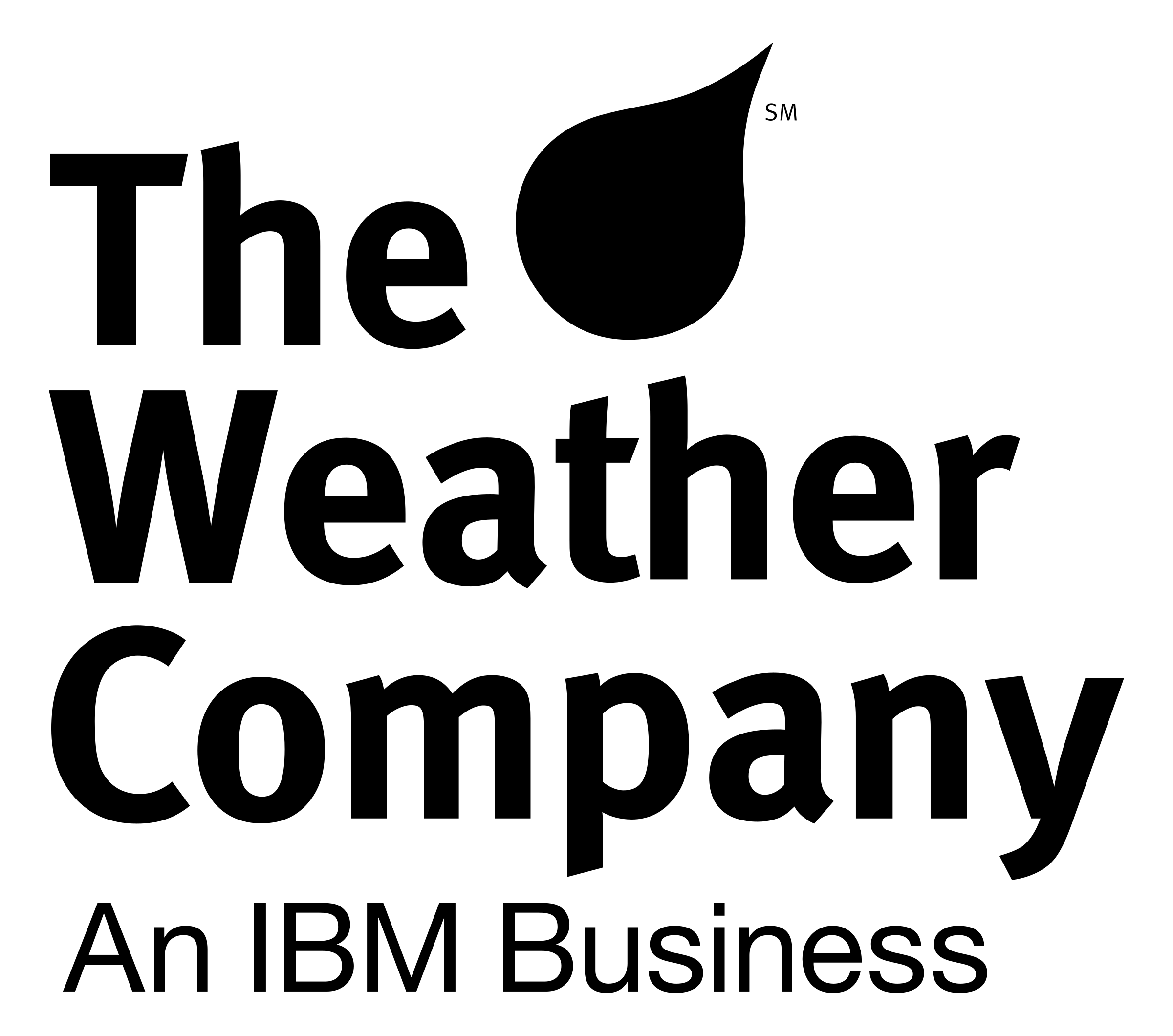 Black Weather Logo - Weather.com Logo PNG Transparent & SVG Vector - Freebie Supply
