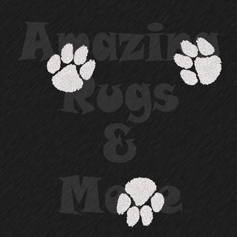 Furry Paw Logo - Second Life Marketplace - ARAM>Furry Paw Prints Black White<Rug ...