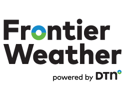 Black Weather Logo - Frontier Weather by DTN