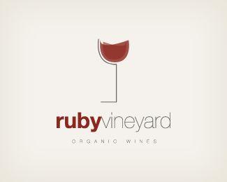Vineyard Logo - Ruby Vineyard Organic Wines Designed by kdavajon | BrandCrowd