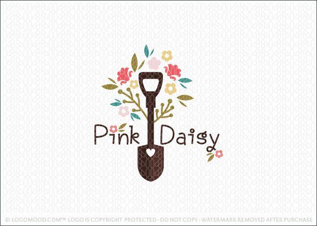 Pink Daisy Logo - Readymade Logos for Sale Pink Daisy Garden | Readymade Logos for Sale