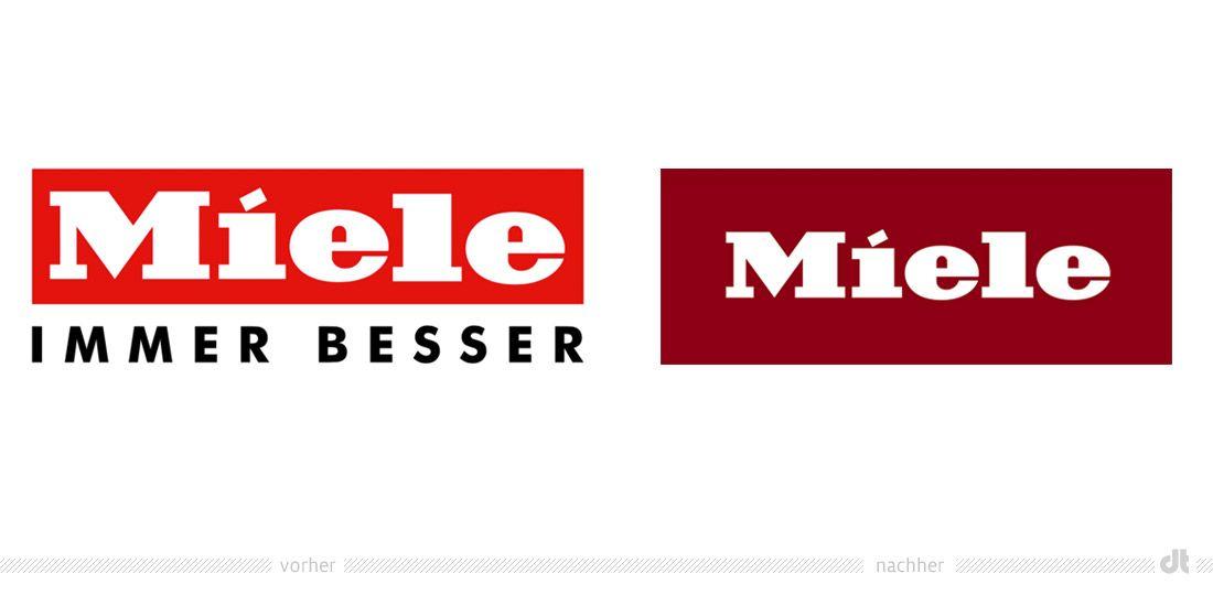 Miele Logo - Miele Logo – vorher und nachher – Design Tagebuch