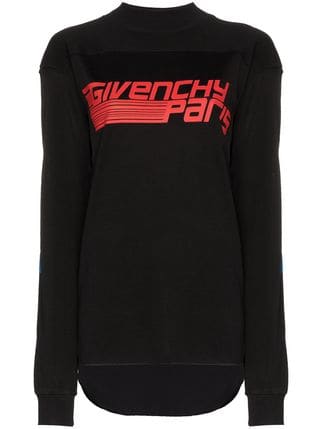 Givenchy Paris Logo - Givenchy Paris Logo Print Sweatshirt - Farfetch