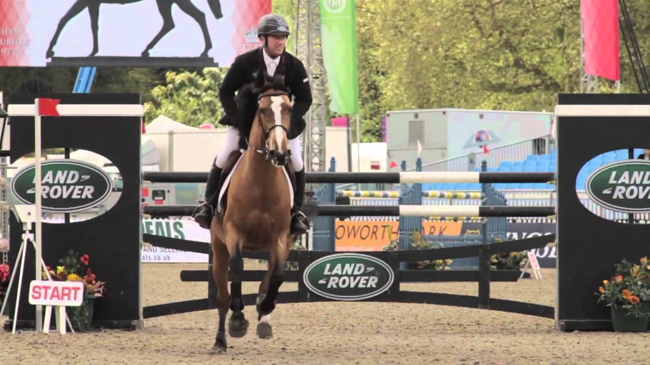 Equestrian Jumping Horse Logo - Show Jumping - Royal Windsor Horse show 2012 - YouTube