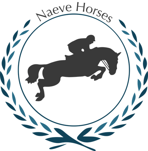 Equestrian Jumping Horse Logo - Naeve Horsesörg Naeve Horses