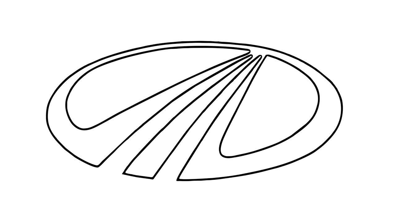 Mahindra Logo - How to Draw the Mahindra Logo (symbol, emblem) - YouTube