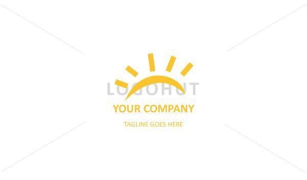 Sun Rays Logo - Yellow Sun Rays Logo | Logohut