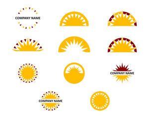 Yellow Sun Logo - sun Logo