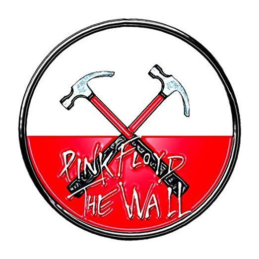 Pink Floyd Hammer Logo - Pink Floyd The Wall Hammers Logo Metal Pin: Clothing