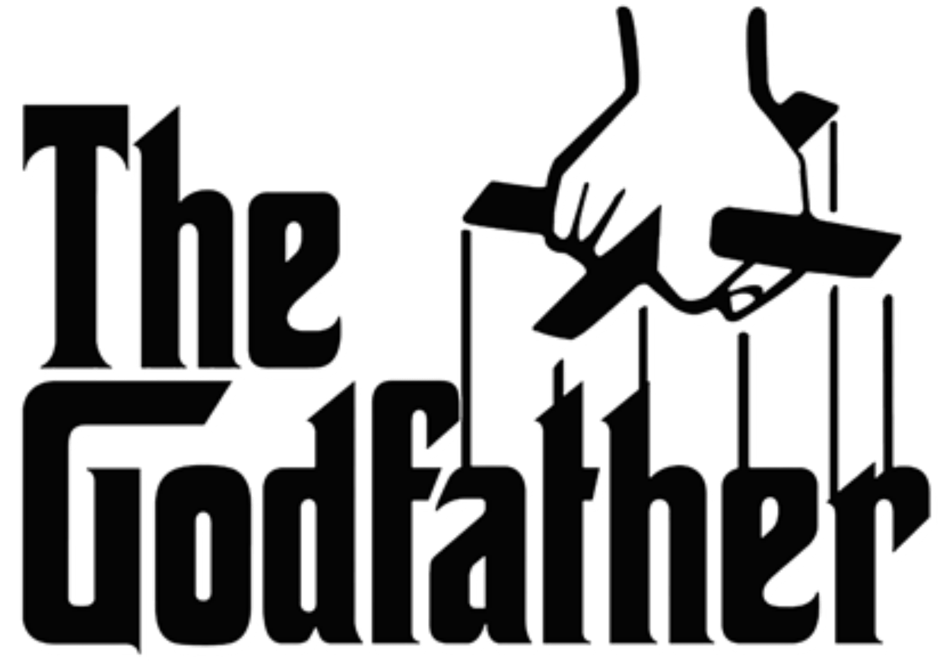 Black and White Movie Logo - File:The Godfather movie logo.png - Wikimedia Commons