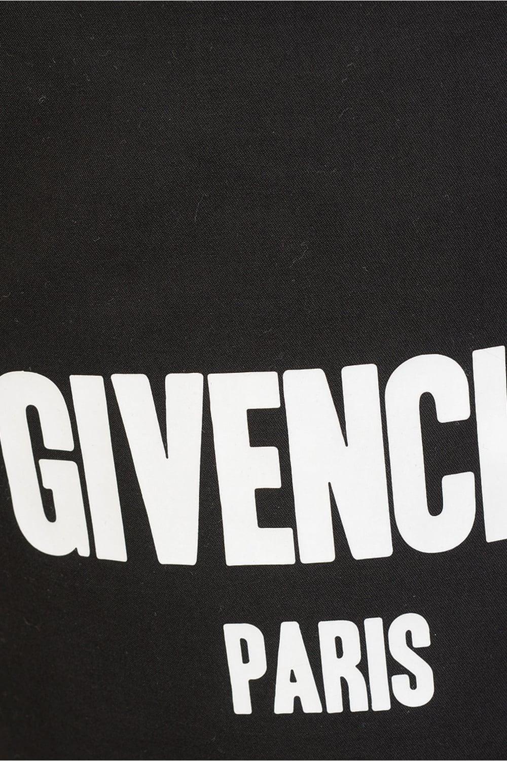 Givenchy Paris Logo - GIVENCHY Givenchy Paris Logo Swim shorts from Circle Fashion UK