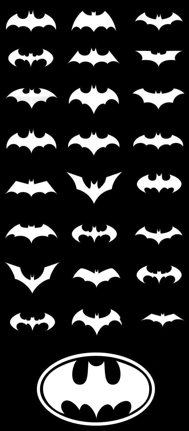 Every Batman Logo - Pin by Silvana Antico on Comic art | Batman, Batman tattoo, Batman logo