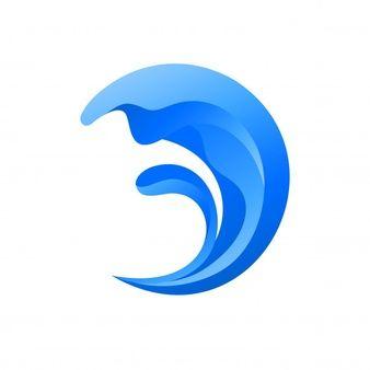 Blue Abstract Logo - Wave Vectors, Photos and PSD files | Free Download