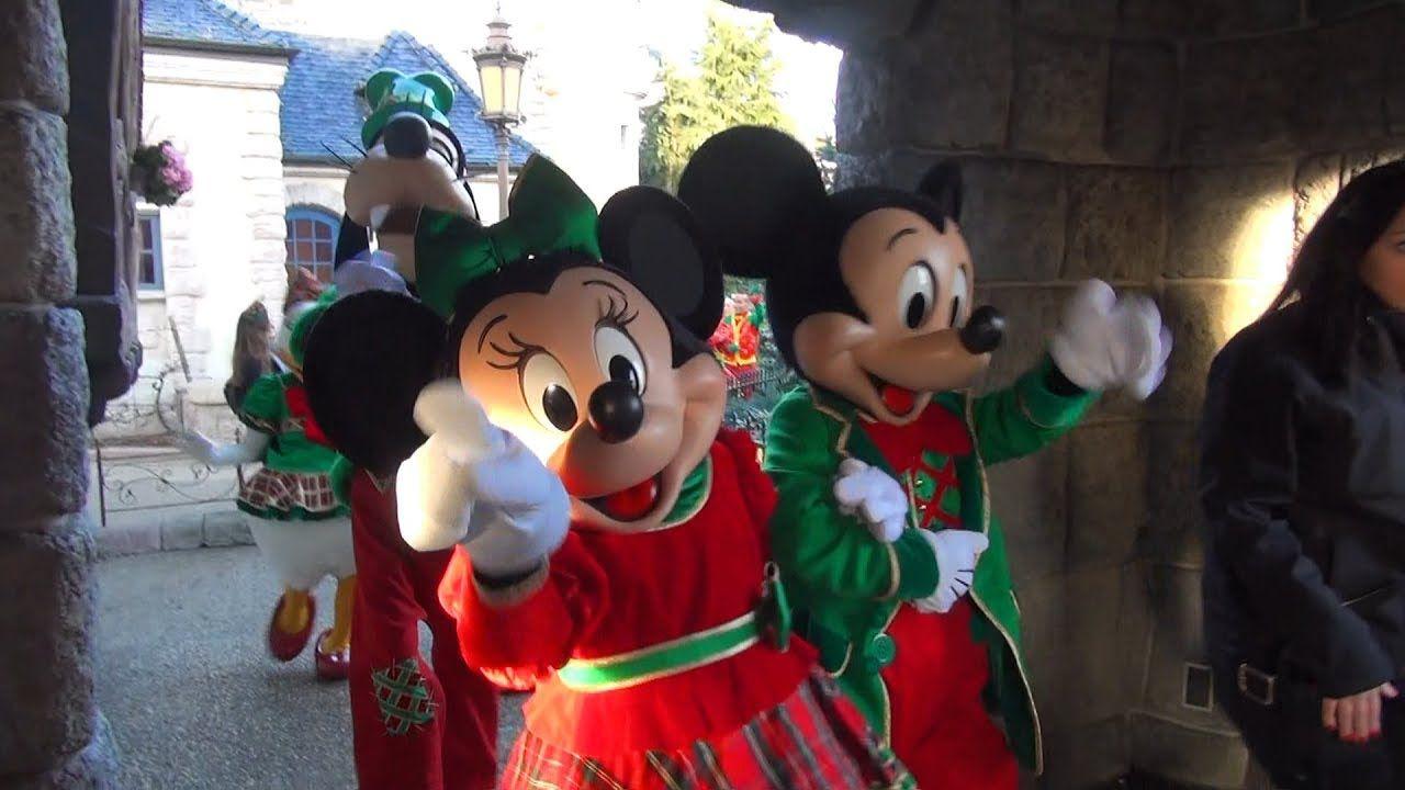 Disneyland Characters 2017 Logo - Christmas Disney Characters - Disneyland Paris 2017 - YouTube