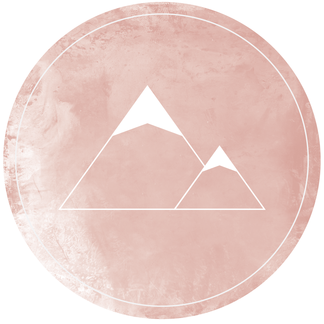 Mountains with Pink Logo - modern mountain logo - Google Search This with a river | design ...