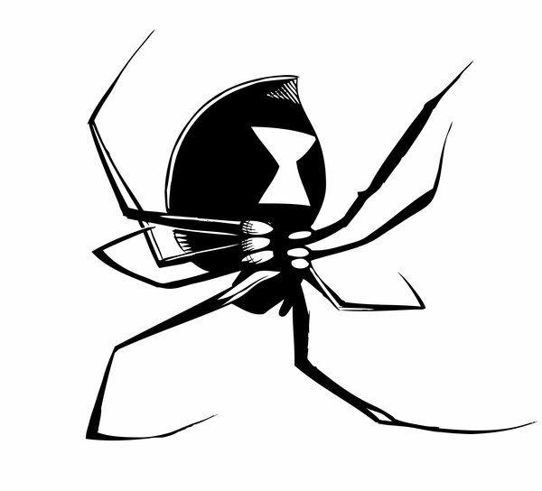 Black Widow Spider Logo - Free Black Widow Spider Art, Download Free Clip Art, Free Clip Art ...