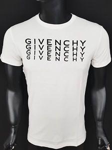 Givenchy Paris Logo - Free Shipping GIVENCHY PARIS Logo Top Brand T-Shirt Tee White Cotton ...