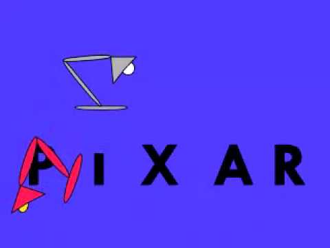 Red Lamp Logo - Pixar Logo with red lamp - YouTube