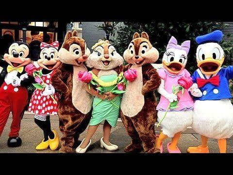Disneyland Characters 2017 Logo - Disney Characters Part 2 of 3 - YouTube