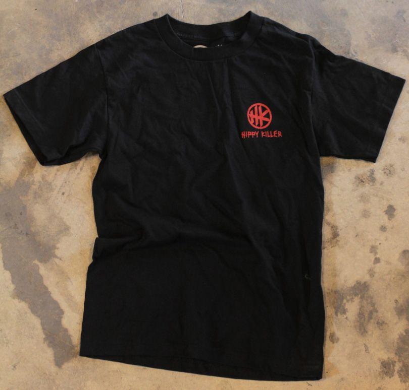 Black Hippy Logo - Black Hippy Killer T-Shirt with Red HK Logo