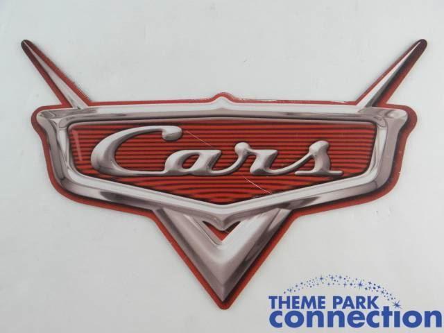Cars Movie Logo - Disney DCA CARS LAND Original PIXAR Movie Film Logo Sign Prop Display