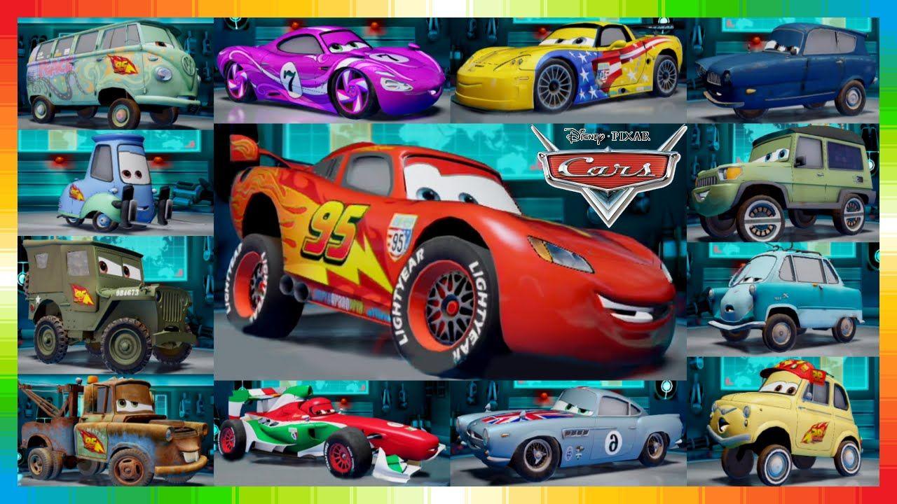 Disney Cars Movie Logo - CARS 2 Movie Characters - All Cars from THE CARS MOVIE from Disney ...