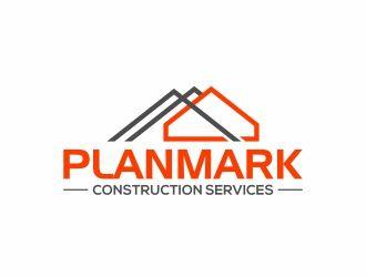 Construction Services Logo - planmark construction services logo design