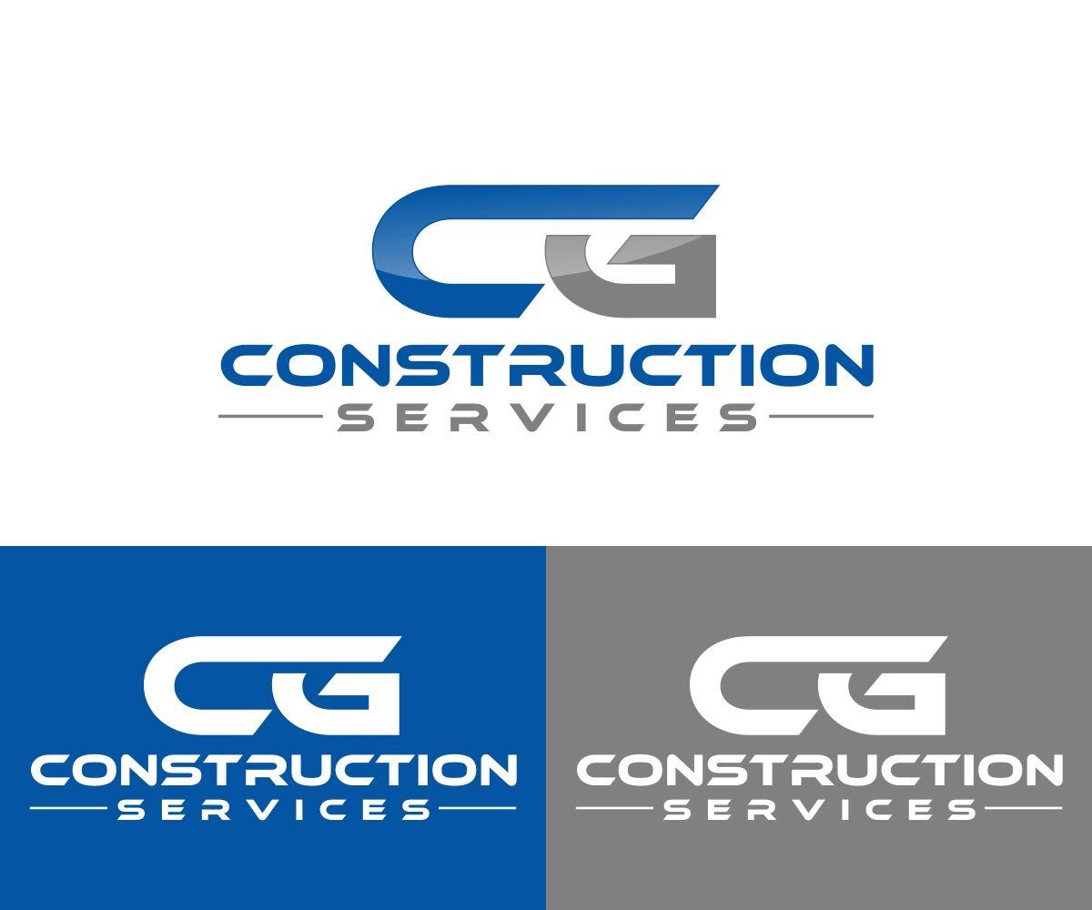Construction Services Logo - Bold, Masculine, Construction Logo Design for CG Construction