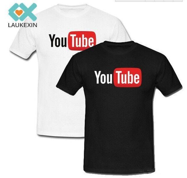 YouTube Broadcast Logo - YouTube Logo Internet Video Broadcast Front & Back Men's T Shirt 100 ...