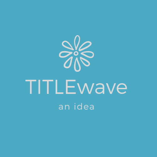 Title Wave Logo - TITLEwave – Entertaining TITLES and TITLES to Entertain