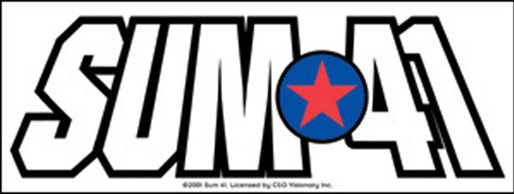 Sum 41 Logo - Sum 41 Logo Sticker