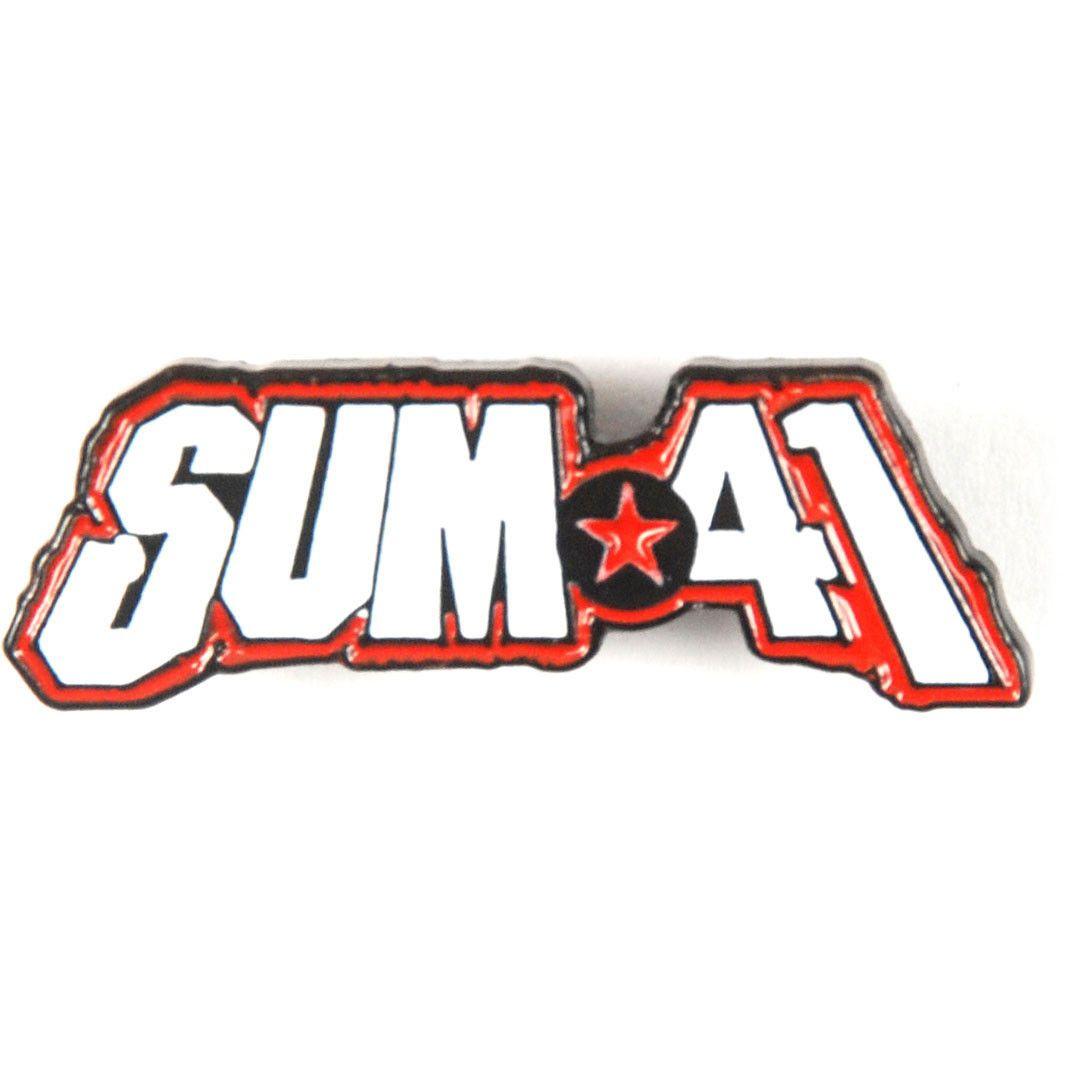 Sum 41 Logo - Sum 41 Logo Pewter Pin Badge - Rockabilia