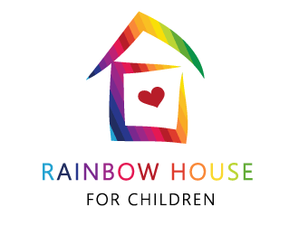 Rainbow House Logo - Rainbow house for children logo design