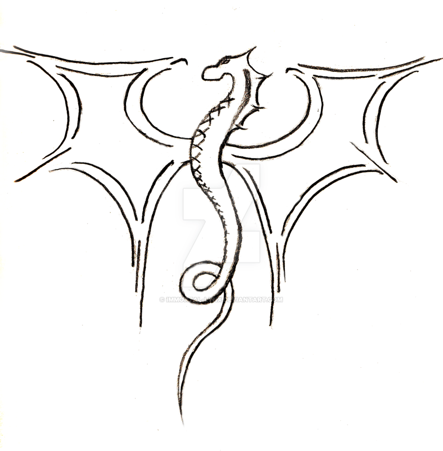 Easy Dragon Logo - Flying Dragon Logo by Immortal-Lynx on DeviantArt