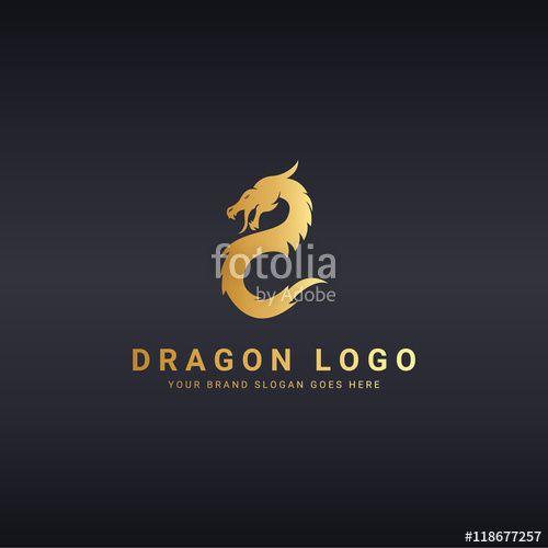 Easy Dragon Logo - Dragon logo. Logo template suitable for businesses and product names ...