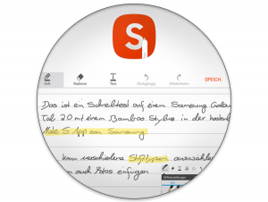 S Note App Logo - S Note. Projektblog papierloses Studium