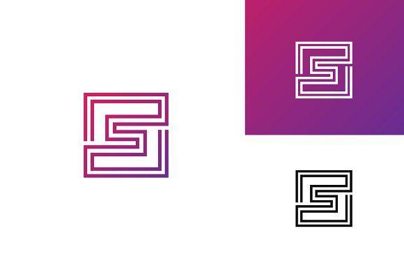 Square Letter a Logo - S Letter Logo square ~ Logo Templates ~ Creative Market