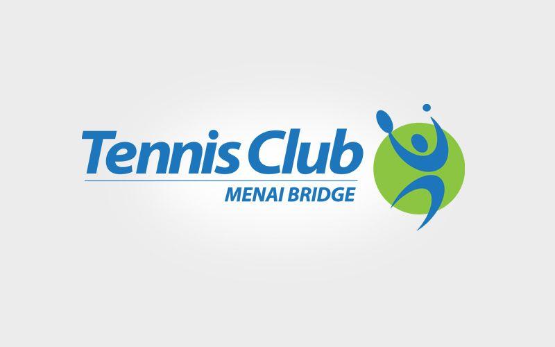 Tennis Company Logo - Menai Bridge Tennis Club - Anglesey Logo Design