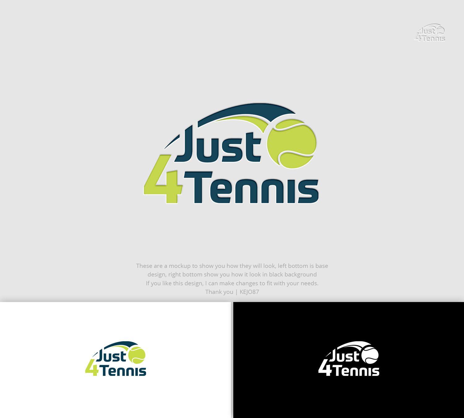 Tennis Company Logo - Elegant, Playful Logo Design for JUST 4 Tennis by Kejo87 | Design ...